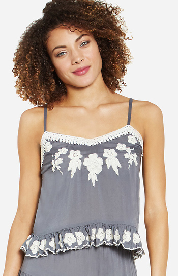 RAGA Floral Embroidered Camisole Slide 1