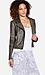 BB Dakota Dita Vegan Leather Moto Jacket Thumb 3