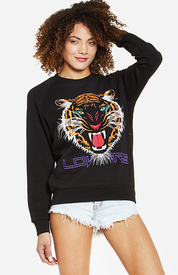 Lovers + Friends Wildcat Laid Back Pullover Slide 1