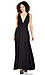 Plunging Chiffon Gown Thumb 1