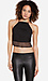 Gridline Organza Crop Top Thumb 1