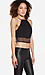 Gridline Organza Crop Top Thumb 3