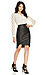 MINKPINK Ready To Start Vegan Leather Skirt Thumb 3