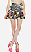 Dark Floral Flounce Skirt Thumb 1
