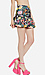Dark Floral Flounce Skirt Thumb 3