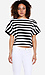 Drop Sleeve Bold Striped Top Thumb 1