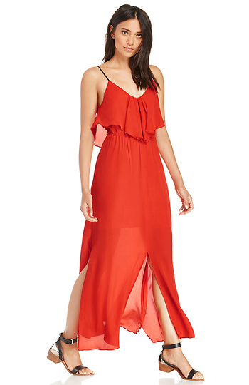 Dolce Vita Verna Silk Maxi Dress Slide 1