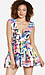 Colorful Abstract Cutout Dress Thumb 1
