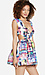 Colorful Abstract Cutout Dress Thumb 3