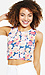 MINKPINK Floral Frenzy Crop Top Thumb 1