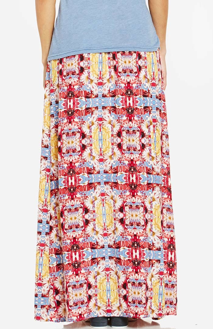 MINKPINK Combi Garden Maxi Skirt in Floral Multi DAILYLOOK