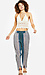 Somedays Lovin Blue Saloon Harem Pants Thumb 1