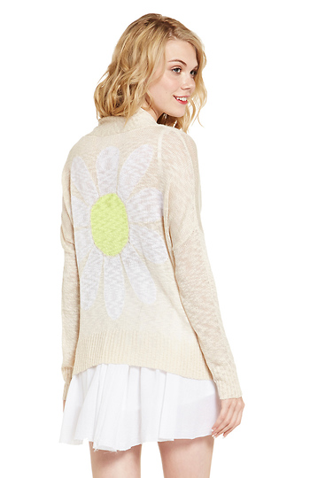 Lucca Couture Daisy Back Cardigan Slide 1