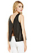 Open Back Vegan Leather Top Thumb 2