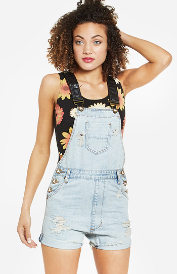 One Teaspoon Classic Superfreak Overalls Slide 1