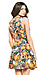 JOA Cage Back Floral Dress Thumb 1