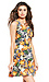 JOA Cage Back Floral Dress Thumb 3