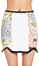 Line & Dot Textiled Uneven Skirt Thumb 4