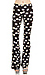 Daisy Print Flared Knit Pants Thumb 2