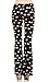 Daisy Print Flared Knit Pants Thumb 3