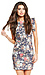 Line & Dot Deep V Back Floral Dress Thumb 2