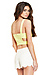 JOA Vibrant Cutout Crop Top Thumb 2
