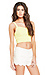 JOA Vibrant Cutout Crop Top Thumb 3
