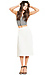 JOA Pleated Midi Skirt Thumb 1