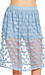 Sheer Floral Lace Skirt Thumb 3