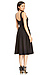 Pleated A-Line Midi Dress Thumb 3