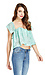 Flowing Lace Crop Top Thumb 3
