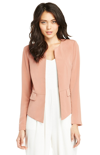 Chic Chiffon Blazer Slide 1