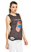 DAYDREAMER The Rolling Stones Artfully Thrashed Muscle Tee Thumb 3