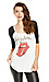 DAYDREAMER Rolling Stones Raglan Baseball Tee Thumb 1