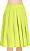 A-Line Pleated Midi Skirt Thumb 4