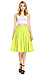 A-Line Pleated Midi Skirt Thumb 1