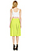 A-Line Pleated Midi Skirt Thumb 2