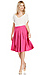 A-Line Pleated Midi Skirt Thumb 1