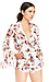 Floral Bell Sleeve Romper Thumb 3