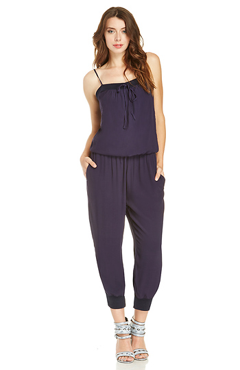 Double Drawstring Jumpsuit Slide 1