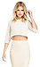 Lovers + Friends Monica Rose Lace Crop Top Thumb 1