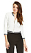 Lucy Paris Cropped Femme Bomber Jacket Thumb 3