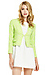 Lucy Paris Neon Printed Cropped Blazer Thumb 4