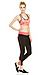 Two Tone Knit Capri Pants Thumb 1