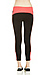 Two Tone Knit Capri Pants Thumb 4