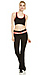 Marbled Neon Trim Knit Pants Thumb 1