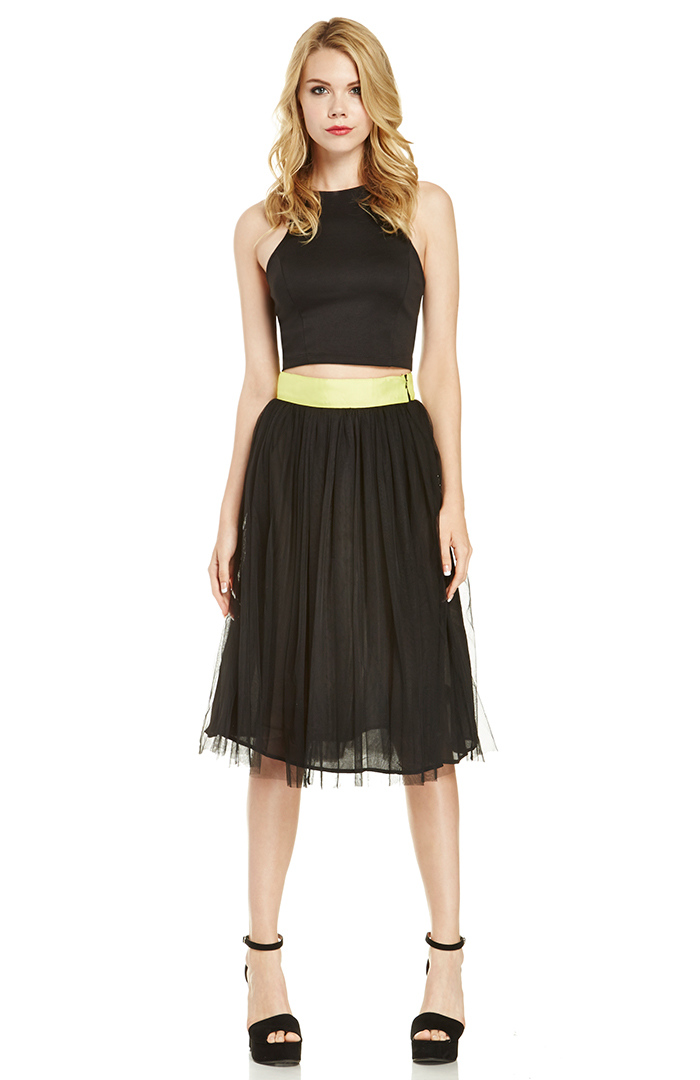 lucy paris midi skirt