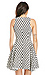 Lucy Paris Diamond Grid Fit and Flare Dress Thumb 2