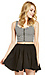 Lucy Paris Pleated Circle Mini Skirt Thumb 1