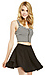 Lucy Paris Pleated Circle Mini Skirt Thumb 3